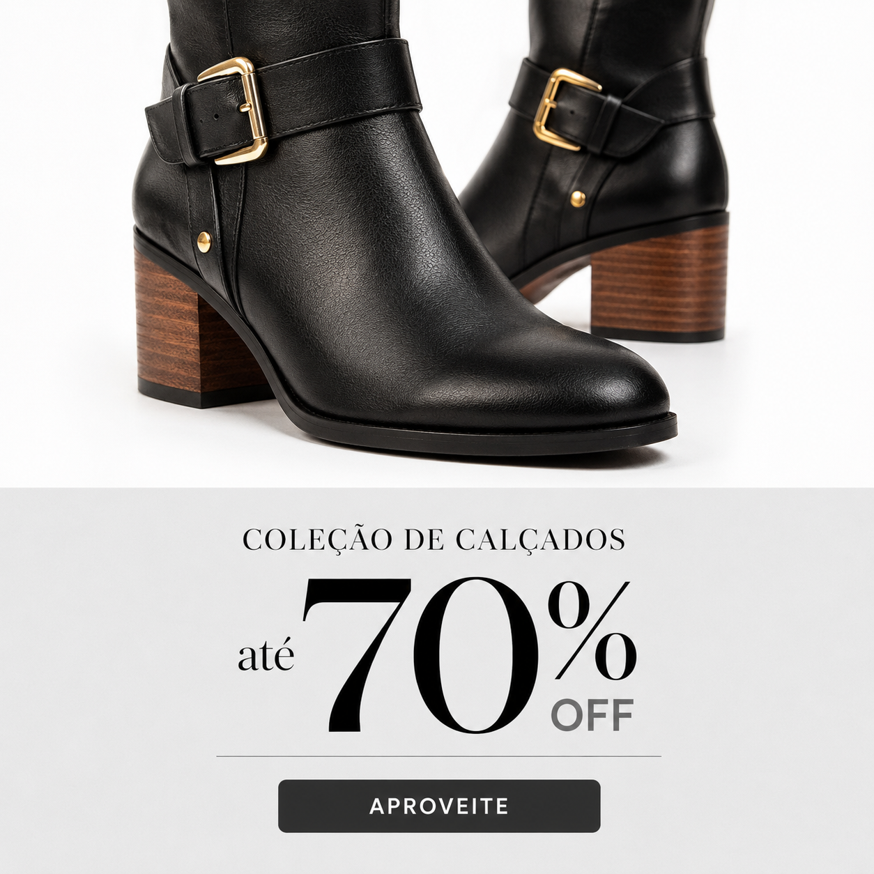Coleção de Calçados com até 70% OFF. Frete grátis para todo Brasil e parcelamento em até 12x sem juros.